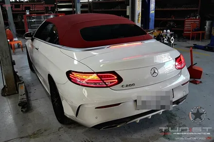 벤츠 w205 c200 카브리올레 듀얼 가변배기 작업 가즈아~! / 안산 상록
