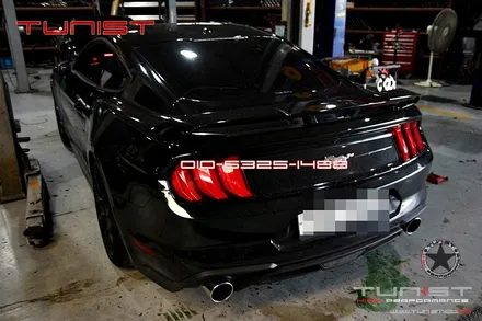 머스탱 2.3 에코 터보 듀얼 가변배기 배기튜닝 / 안산 상록