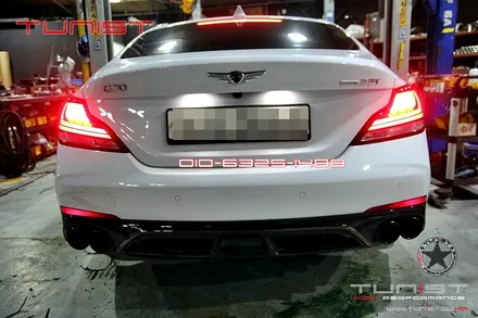 제네시스 g70 3.3t 배기튜닝은 가변배기로 했더니 엉클칩 프로가 땡기네~ / 안산 상록