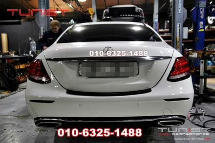 벤츠 w205 c200 배기튜닝은 듀얼 가변배기로 했더니 45amg배기음이 / 안산 상록