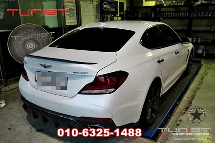 제네시스 g70 3.3t 배기튜닝을 챔버타입 듀얼 가변배기로 했더니 ~ / 안산 상록