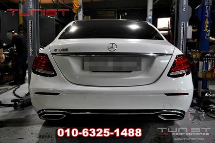 벤츠 w213 e300 듀얼 가변배기 amg배기음 배기튜닝 / 안산 상록