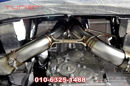 슈퍼카 배기 튜닝 맥라렌570gt 커스텀 듀얼배기와 배기음 / 안산 상록
