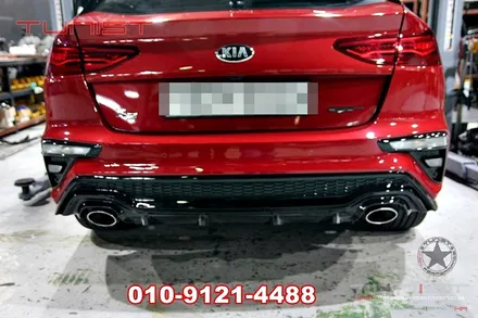 K3 GT 1.6 터보 커스텀 듀얼배기 중저음 배기음 세팅 구조변경 / 안산 상록