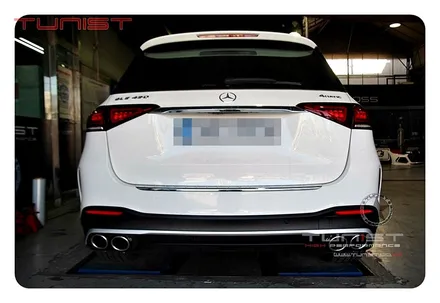 벤츠 gle450 듀얼 가변배기 배기튜닝 53amg 디퓨져 장착 / 안산 상록