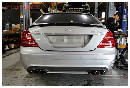 벤츠 w221 s500 amg 배기음 사운드 가변배기 배기튜닝 [안산가변배기] / 안산 상록