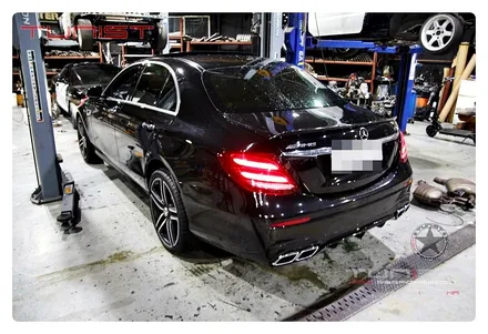 amg 배기음 딱~ 이거~ 벤츠 w213 e63amg 가변배기 배기튜닝 / 안산 상록