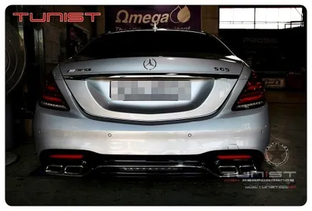 벤츠 W222 S400 가변배기 배기튜닝 2가지 배기음 AMG사운드 / 안산 상록구
