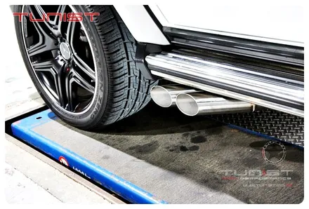 벤츠 지바겐 W463B G63 AMG 브라부스 스타일 가변배기 배기튜닝 AMG 배기음 튜닝 / 안산 상록구