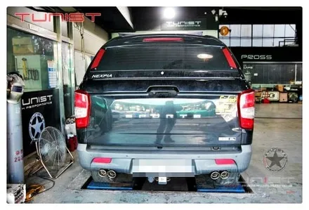 렉스턴 스포츠 디젤 차량도 듀얼 직관 배기튜닝을 하면 중저음 소리가 나온다 / 안산 상록