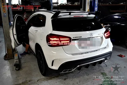 벤츠 GLA 45AMG 가변배기 작업하고 더 amg답게 / 안산 상록