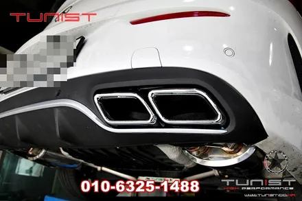 벤츠 w205 c200 amg 디퓨져 amg사각팁 그리고 듀얼 가변배기 / 안산 상록