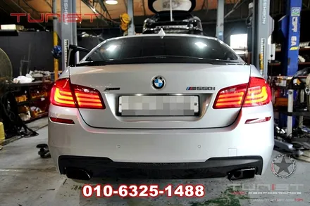 BMW 550I 듀얼 가변배기 배기튜닝을 했더니 배기음이 AMG배기음이~ / 안산 상록