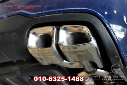 벤츠 w204 c200 amg배기튜닝 듀얼 가변배기 amg 사각 듀얼팁 / 안산 상록