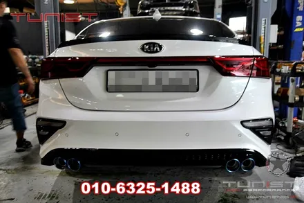 올뉴 k3 순정 듀얼 가변배기 배기튜닝 그리고 aem 오픈흡기 / 안산 상록