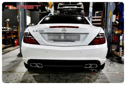 벤츠 SLK200 AMG 스타일 가변배기 배기튜닝 구조변경 합법적인 튜닝 / 안산 상록구