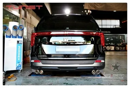 KA4 카니발 3.5 V6 가솔린 가변배기 배기튜닝 듀얼팁 장착 / 안산 상록
