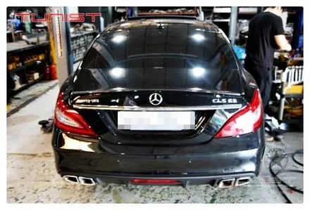 벤츠 W218 CLS 63 AMG 배기튜닝 전문 장인이 만든 amg 전용 가변배기 / 안산 상록