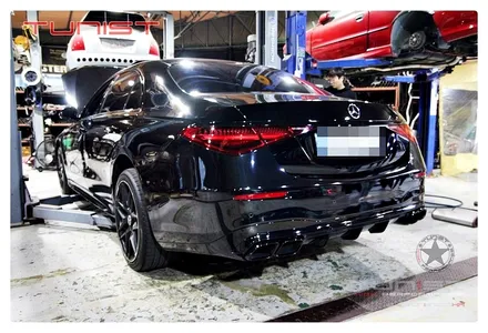 벤츠 W223 S580 4MATIC Long 럭셔리 세단 가변배기튜닝 63AMG 배기음 / 안산 상록