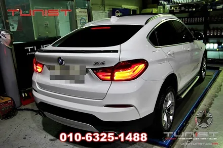 BMW X4 순정형 듀얼배기 그리고 가상배기음 소리박 장착 (안산 배기튜닝) / 안산 상록