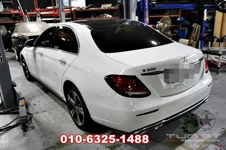 벤츠 w213 e300 듀얼 가변배기 amg배기음 배기튜닝 / 안산 상록