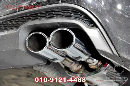 아우디 c7 a6  40tfsi 듀얼 가변배기 배기음 중저음 배기튜닝 / 안산 상록