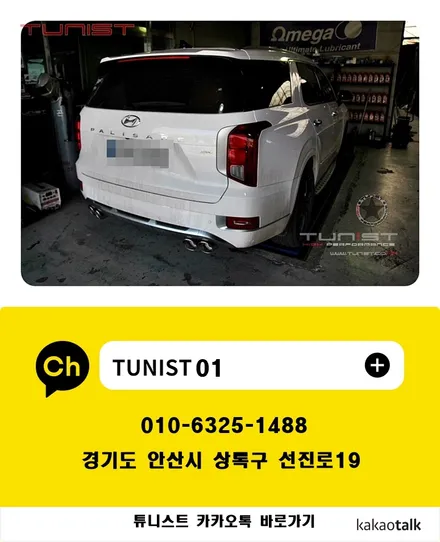 [TUNIST]펠리세이드 3.8 가변배기 배기튜닝 안산튜닝 / 안산 상록