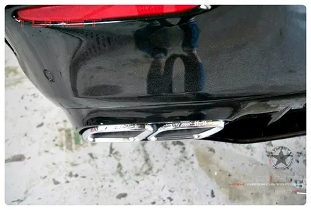 벤츠 c클래스 w205 c200 카브리올레 가변배기 amg 디퓨져 배기튜닝 / 안산 상록