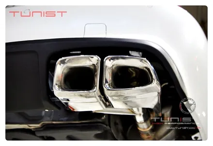 벤츠 w218 cls400 amg 배기음 가변배기 배기튜닝 amg 사각팁 / 안산 상록