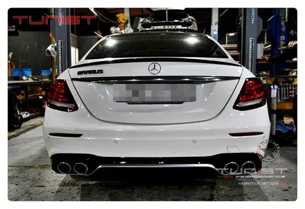 벤츠 w213 e300 amg 배기튜닝 가변배기 53amg디퓨져 / 안산 상록