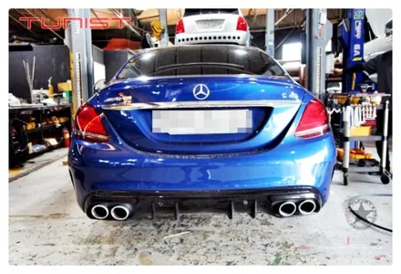 벤츠 W205 C43AMG 배기튜닝은 독립 배기라인 가변배기 배기튜닝으로 하세요~제발! / 안산 상록구