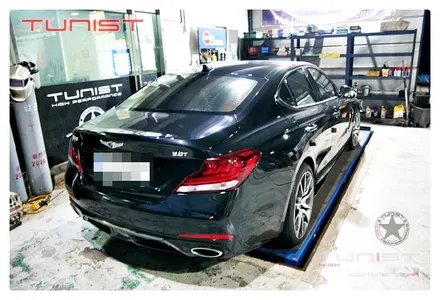 제네시스 g70 2.0t 준비엘 튜닝 인증 gt 가변배기튜닝 구변면제 / 안산 상록