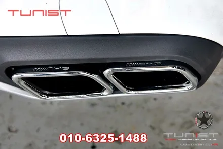 벤츠 w205 c200 amg 디퓨져 amg사각팁 그리고 듀얼 가변배기 / 안산 상록