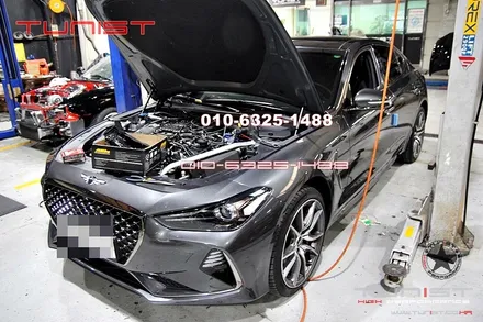 제네시스 G70 3.3 T 배기튜닝 꿀작업 듀얼 가변배기 그리고 구조변경 / 안산 상록