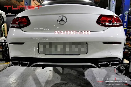 벤츠 w205 c200 카브리올레 63amg 디퓨져 장착 / 안산 상록