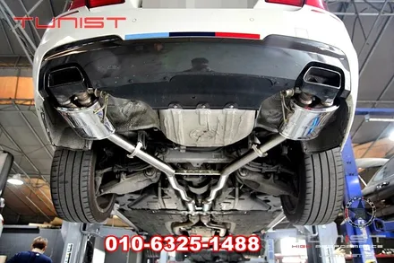 BMW 550I 배기튜닝은 배기음 조절이 되는  듀얼 가변배기로~ / 안산 상록