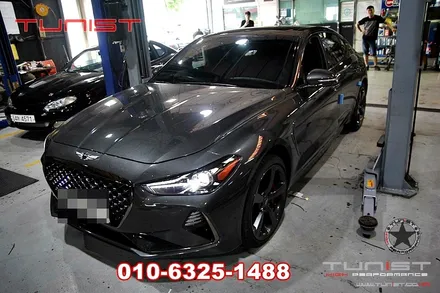 제네시스 g70 3.3t 부밍음 없는 챔버타입 듀얼 가변배기 장착 하면 출력도 올라감~ / 안산 상록