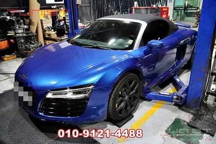아우디 R8 V10 스파이더 배기튜닝 듀얼 가변배기 배기음 와~ / 안산 상록