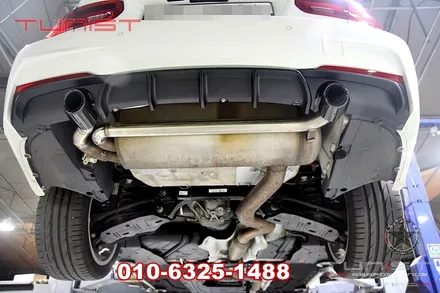 bmw 320i 구조변경 안해도 되는 순정형 듀얼 가변배기 카본 싱글팁 m3디퓨져 / 안산 상록
