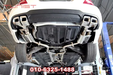 벤츠 w204 c200 배기튜닝은 역시 듀얼 가변배기 amg 배기음 / 안산 상록