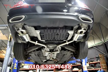 벤츠 w213 e300 고성능 배기튜닝 듀얼 가변배기 amg 배기음 / 안산 상록