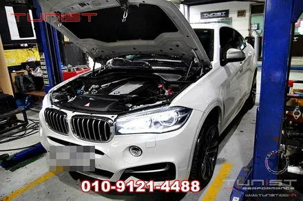 수입차 오일교환 BMW F16 X6 50D ZF8단 미션오일교환 / 안산 상록
