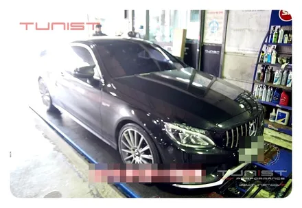 벤츠 w205 c200쿱 배기튜닝 가변배기 53amg디퓨져 / 안산 상록