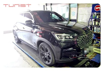 G4 렉스턴 디젤 배기튜닝 커스텀 듀얼배기 직관 / 안산 상록