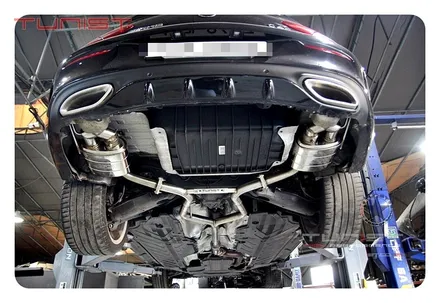 가변배기 배기튜닝 벤츠 w205 c200 쿠페 amg 배기음 튜닝 / 안산 상록