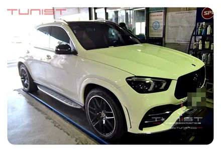 벤츠 gle450 듀얼 가변배기 배기튜닝 53amg 디퓨져 장착 / 안산 상록