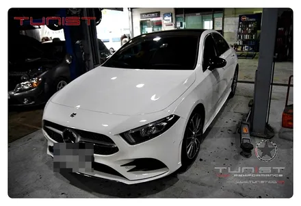 벤츠 A-클래스 W177 A250 4MATIC 45amg 스타일 듀얼 가변배기 배기튜닝 / 안산 상록