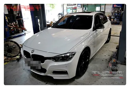 bmw f30 320d 디젤 중저음 배기음 커스텀 듀얼배기 직관 배기튜닝 / 안산 상록