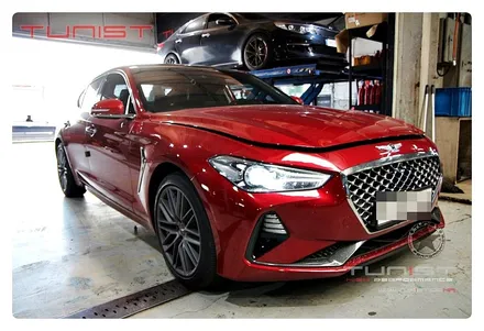 제네시스 g70 2.0t 부밍음 없는 챔버 타입 가변배기 배기튜닝 / 안산 상록