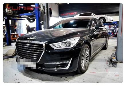 제네시스 EQ900 5.0 V8 배기음 가변배기 배기튜닝 / 안산 상록